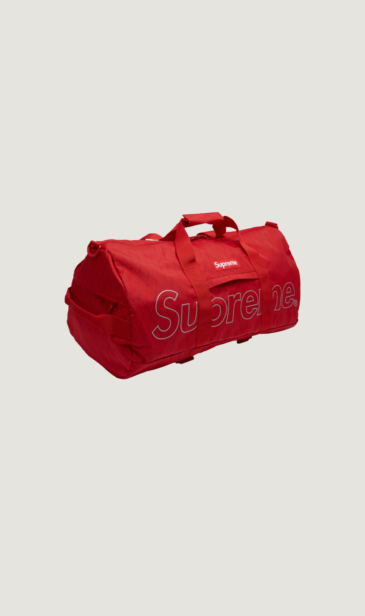 red supreme duffle bag