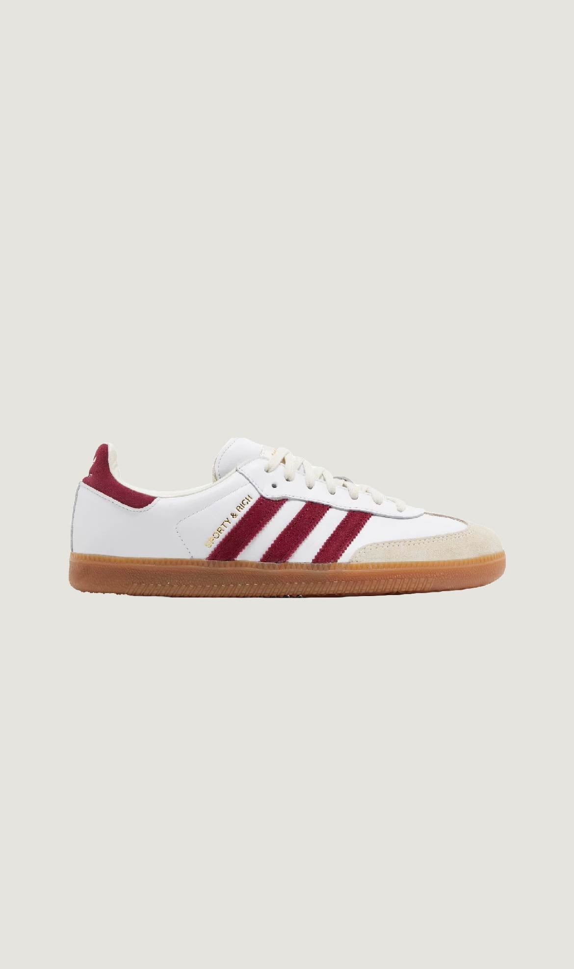 SPORTY & RICH X SAMBA OG - WHITE CORE BURGUNDY