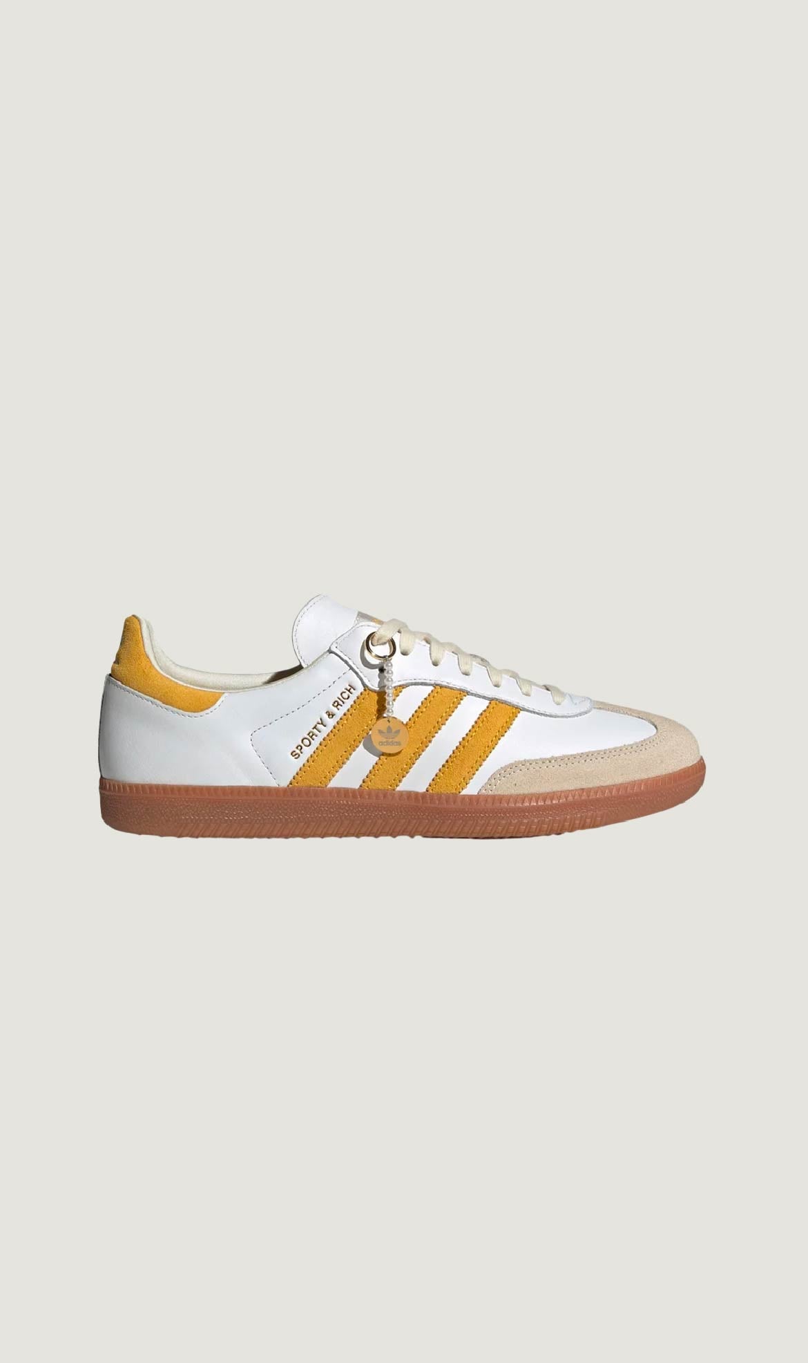 Load image into Gallery viewer, SPORTY &amp; RICH X SAMBA OG - WHITE BOLD GOLD
