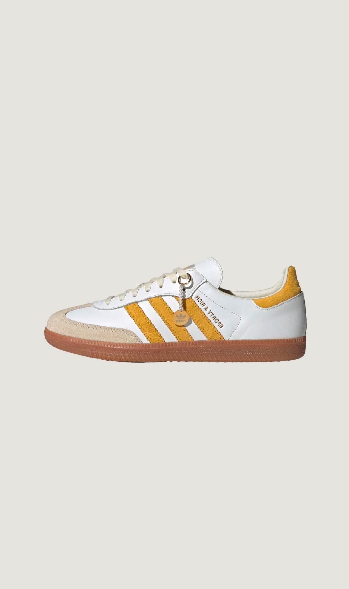 Load image into Gallery viewer, SPORTY &amp; RICH X SAMBA OG - WHITE BOLD GOLD
