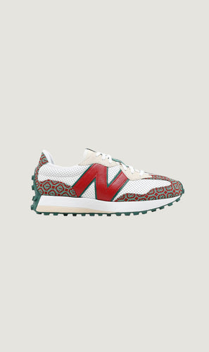 NEW BALANCE 327 X CASABLANCA - RED MONOGRAM