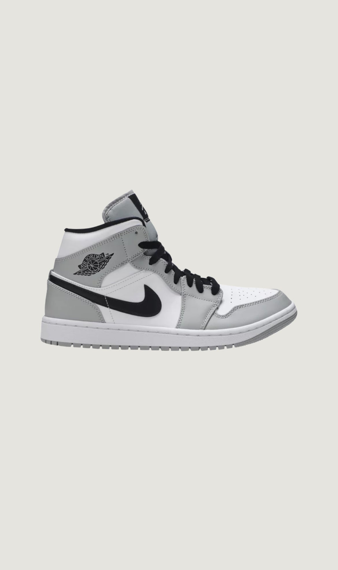 AIR JORDAN 1 MID - LIGHT SMOKE GREY