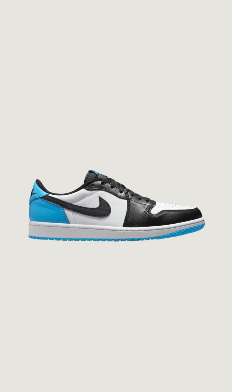 Load image into Gallery viewer, WMNS AIR JORDAN 1 RETRO LOW OG - BLACK DARK POWDER BLUE
